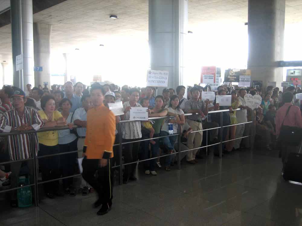 Arriving in Saigon